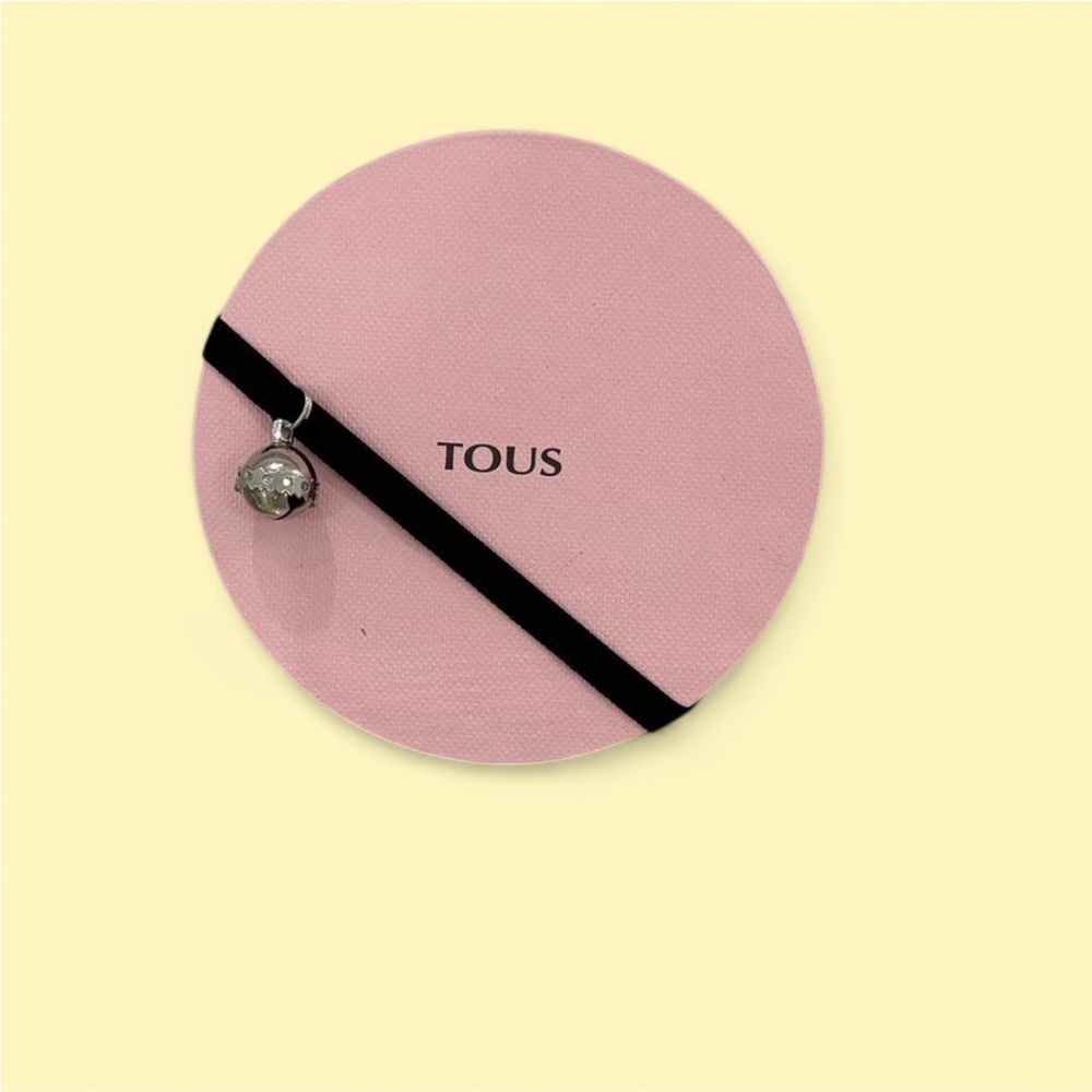 Tous Pink Round Box with Silver Charm